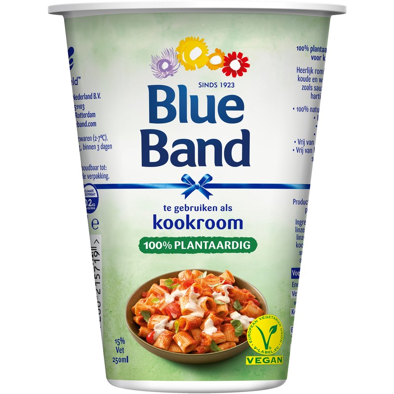 Een afbeelding van Blue Band Kookroom 100% plantaardig en vegan