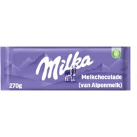 Een afbeelding van Milka Chocoladereep alpenmelk
