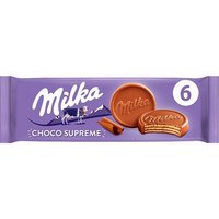 Een afbeelding van Milka Choco supreme wafels met melkchocolade