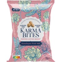 Een afbeelding van Karma Bites Popped lotus seeds Himalayan pink salt