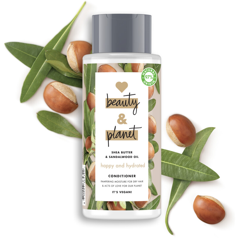 Een afbeelding van Love Beauty & Planet Shea butter & cedar oil condi