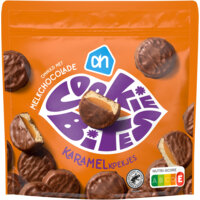 Een afbeelding van AH Cookie bites karamel koekjes