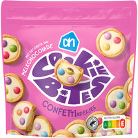 Een afbeelding van AH Cookie bites confetti koekjes