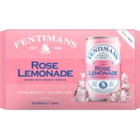 Een afbeelding van Fentimans Rose lemonade 6-pack