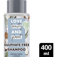 Een afbeelding van Love Beauty & Planet Coconut water & mimosa shampo