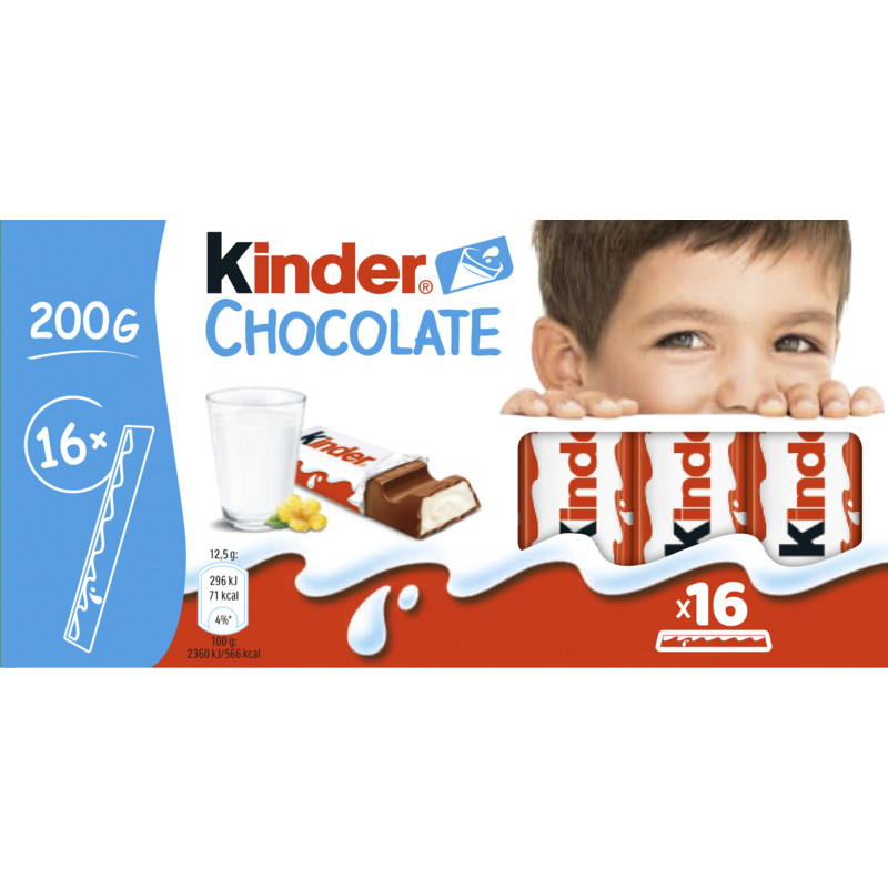 Een afbeelding van Kinder Chocolade