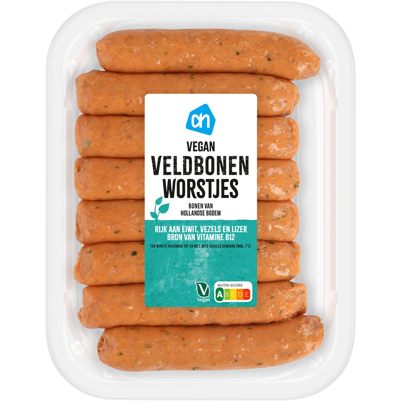 Een afbeelding van AH Vegan veldbonen worstjes