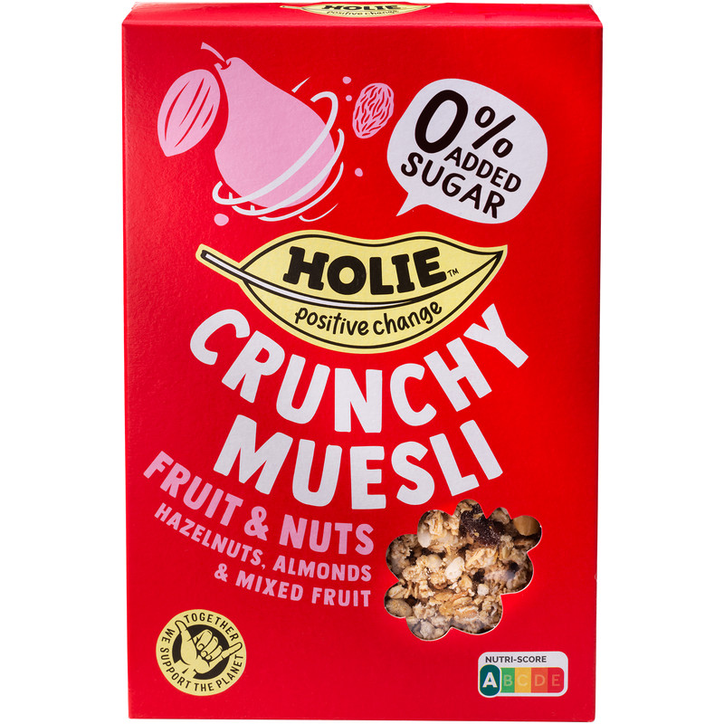 Een afbeelding van Holie Crunchy muesli fruit and nuts