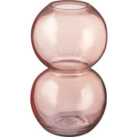 Een afbeelding van Strawberry&Applepie Vaasje glas roze groot