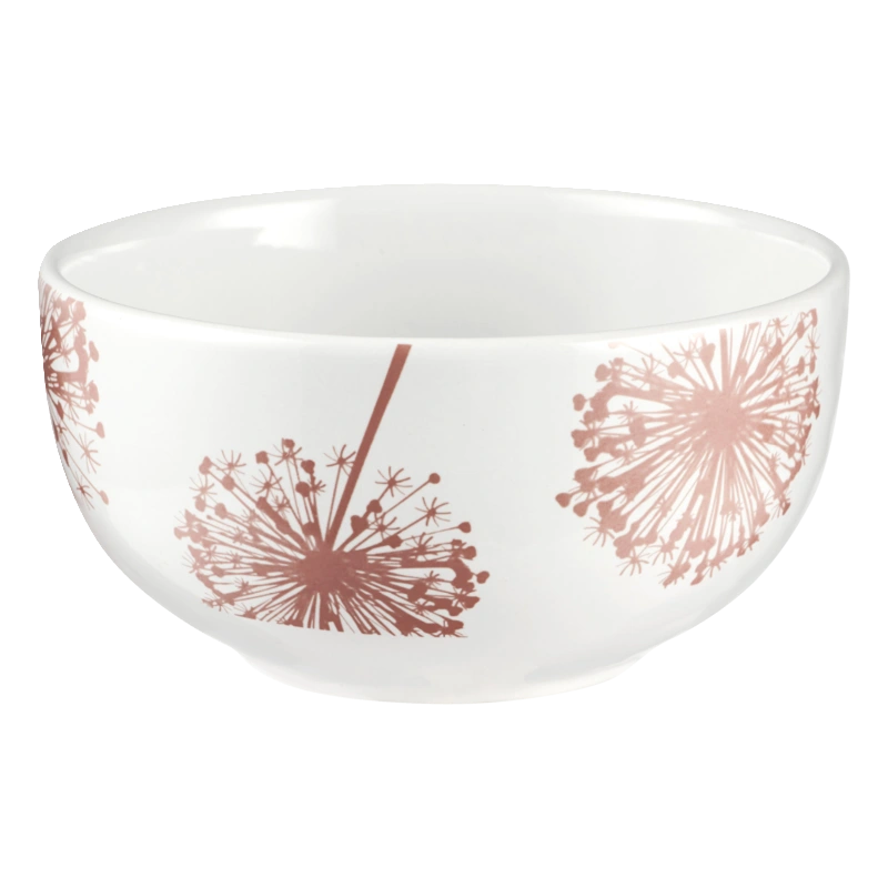 Kom roze paardenbloem 14cm
