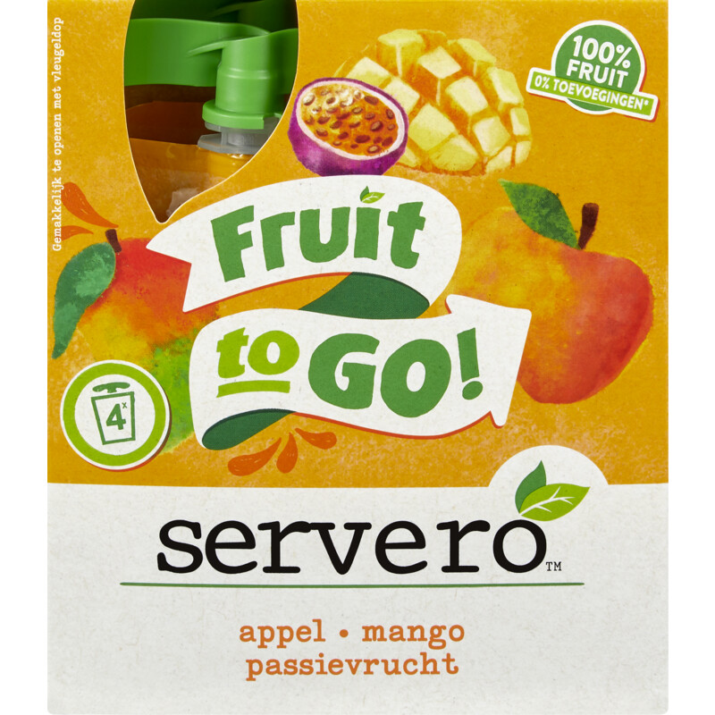 Een afbeelding van Servero 100% Fruit to Go Mango Therapy