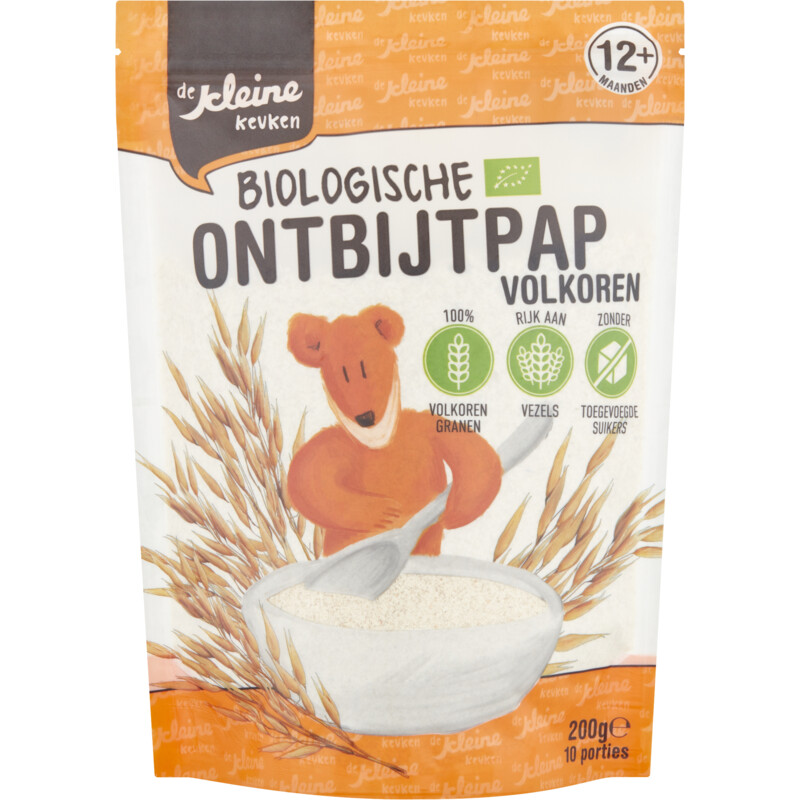 Een afbeelding van De Kleine Keuken Volkoren ontbijtpap 12+m