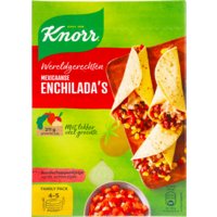 Een afbeelding van Knorr Wereldgerechten Mexicaanse enchiladas