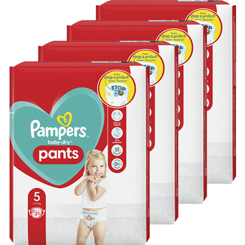Een afbeelding van Pampers Baby Dry Luierbroekjes mt 5 voordeelpak