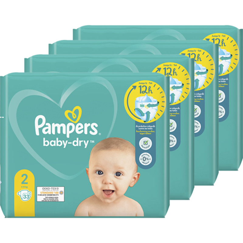 Krachtcel Compliment slagader Pampers Baby Dry luiers maat 2 voordeelpakket bestellen | Albert Heijn