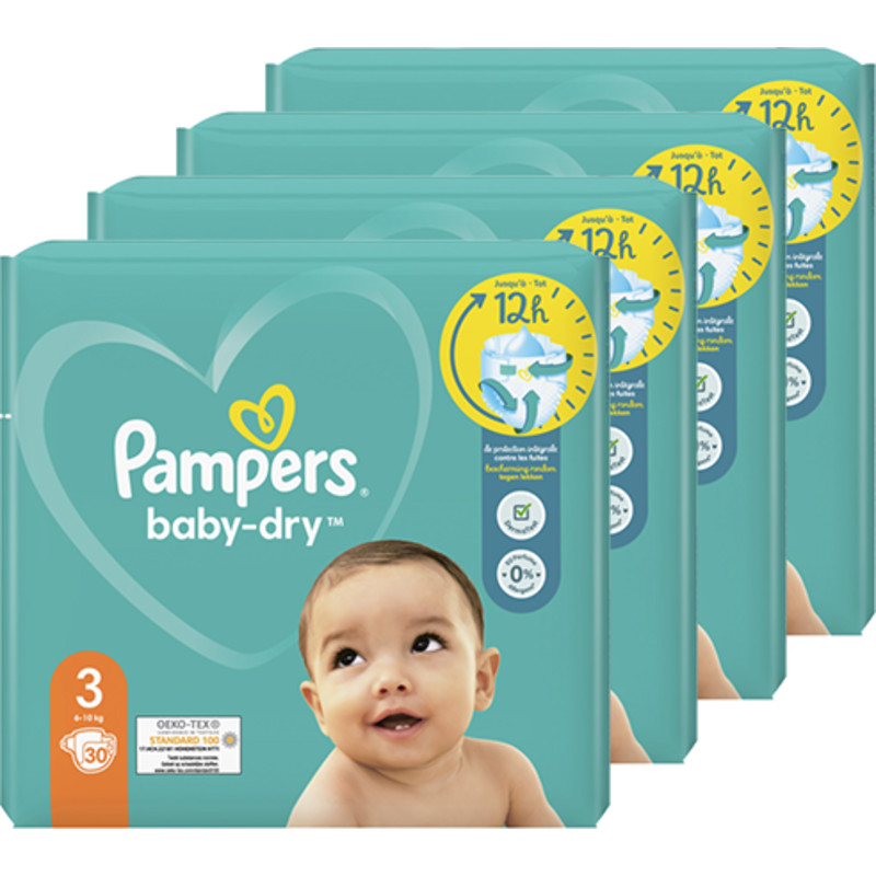 Vol Kindercentrum Inwoner Pampers Baby Dry luiers maat 3 voordeelpakket bestellen | Albert Heijn