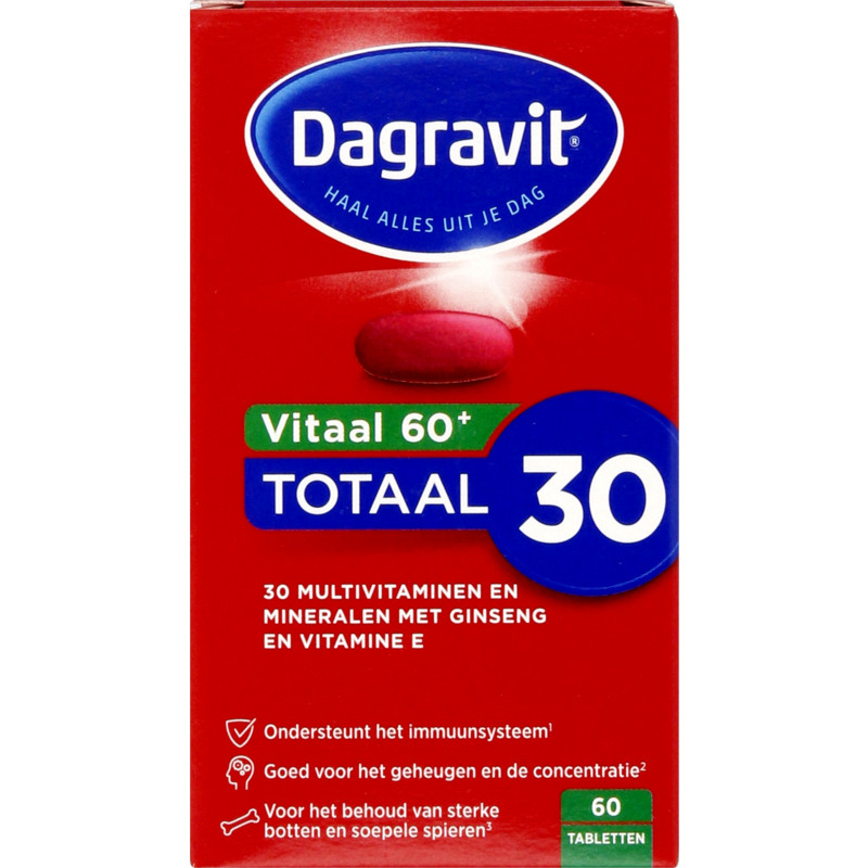 Een afbeelding van Dagravit Vitaal 60+ totaal multivitaminen