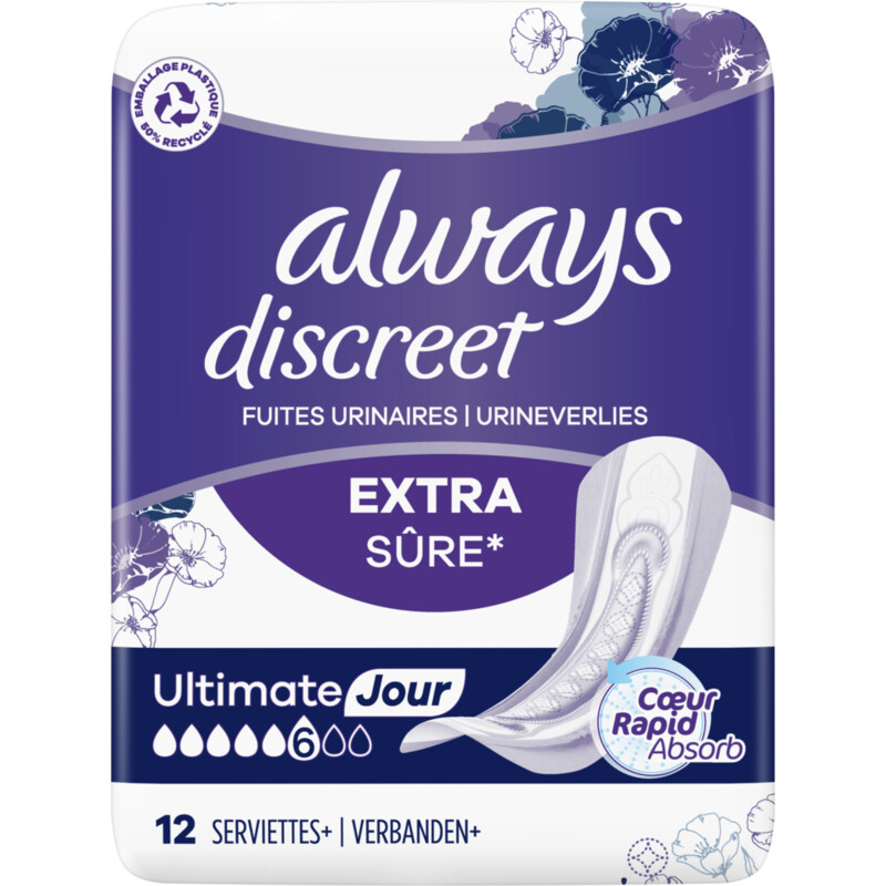 Een afbeelding van Always Discreet verband voor urineverlies