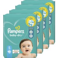 Albert Heijn Pampers Baby Dry luiers maat 5 voordeelpakket aanbieding