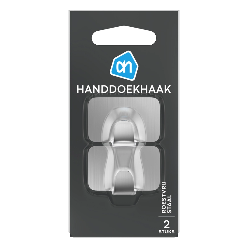 AH Handdoekhaakjes roestvrij staal