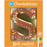 Een afbeelding van AH Chocoladeletter Confetti Melk