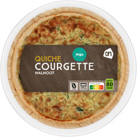 Een afbeelding van AH Quiche courgette walnoot