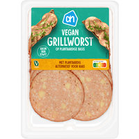 Een afbeelding van AH Vegan grillworst met kaas alternatief