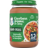 Een afbeelding van Gerber Organic Baby ratatouille aubergine 12+m
