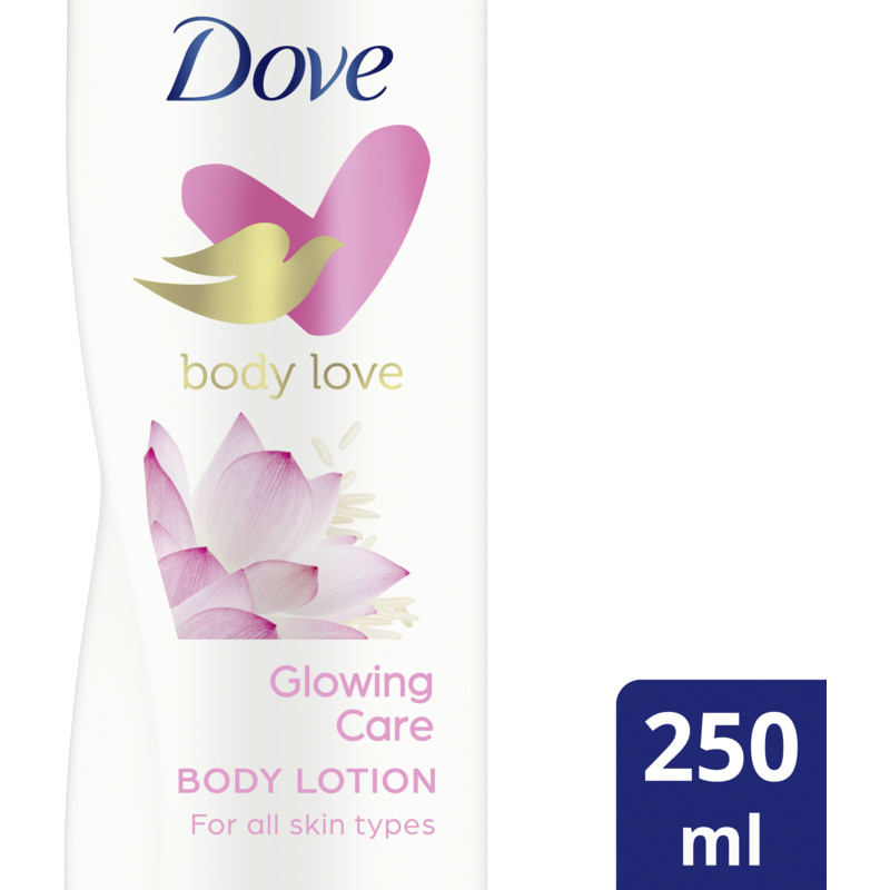 Een afbeelding van Dove Nourishing secrets glowing bodylotion