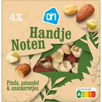 Een afbeelding van AH Handje noten pinda, amandel & snackerwt