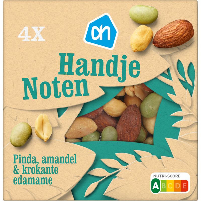 Een afbeelding van AH Handje noten pinda, amandel & edamame