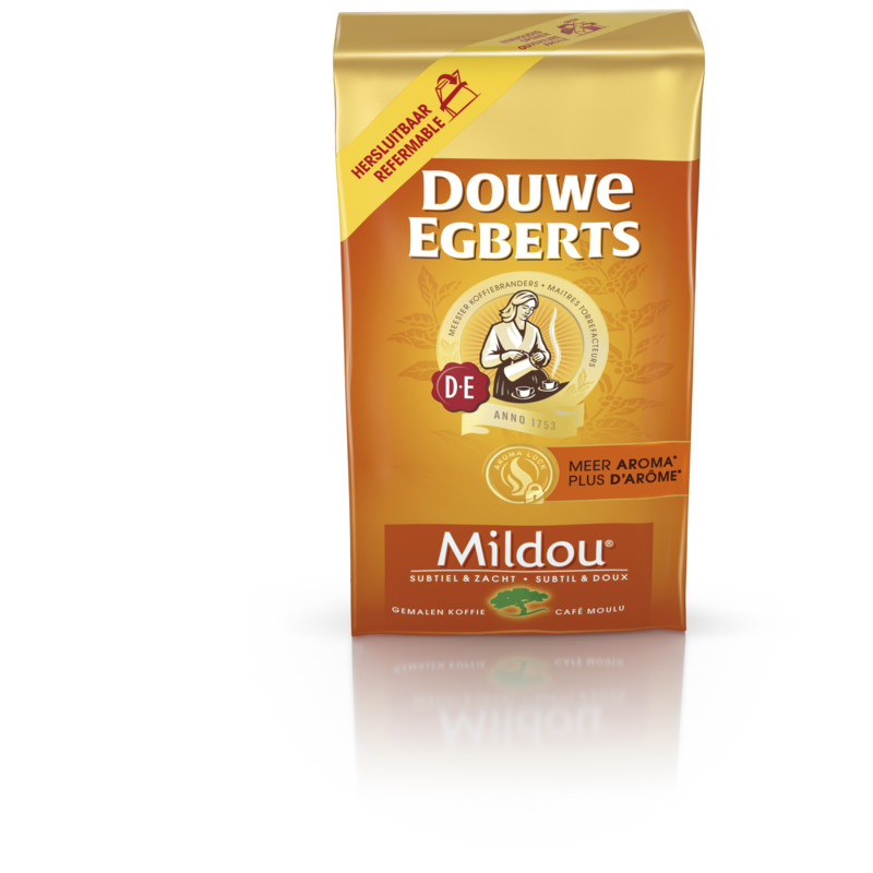 Een afbeelding van Douwe Egberts Gemalen koffie mildou BEL
