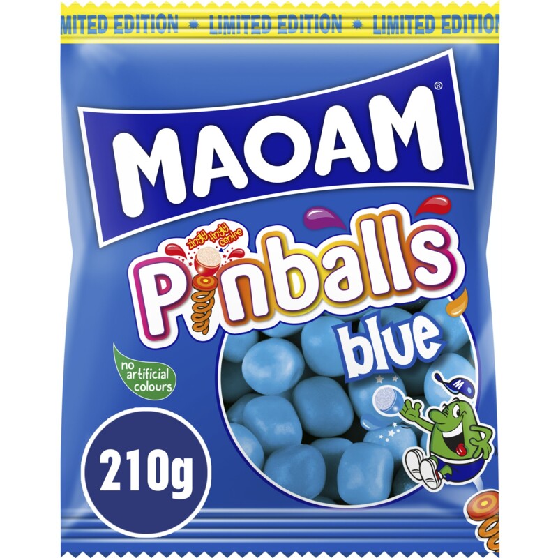 Een afbeelding van Maoam Pinballs blue