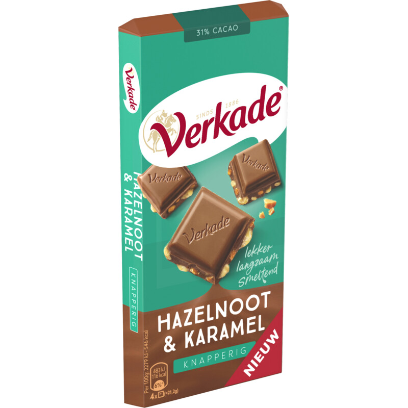 Een afbeelding van Verkade Hazelnoot & karamel knapperig