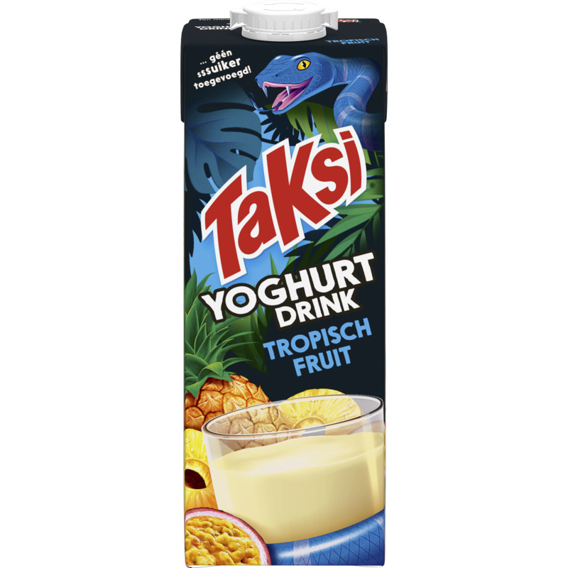 Een afbeelding van Taksi Yoghurt drink tropisch fruit