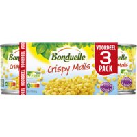 Een afbeelding van Bonduelle Crispy mais 3-pack