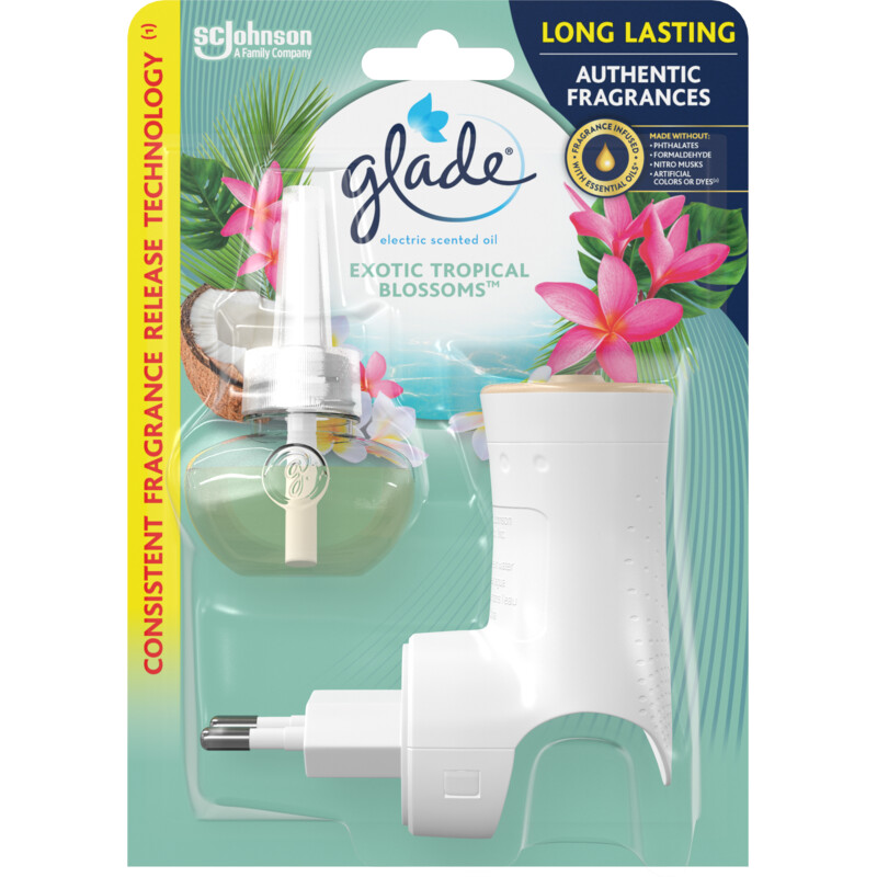 Een afbeelding van Glade Electric oil exotic tropical blossoms