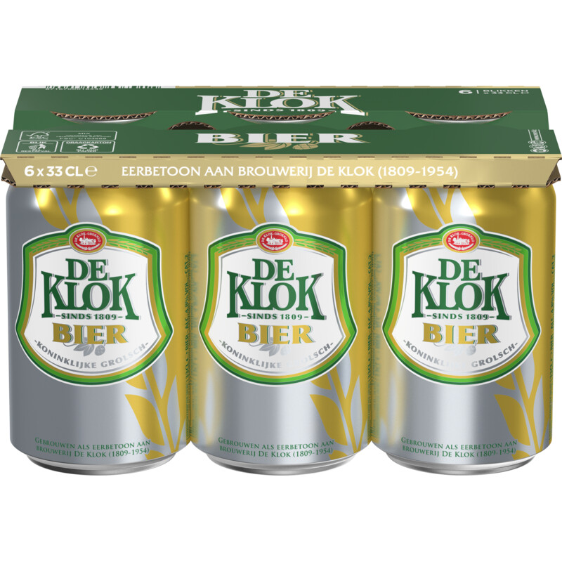 Een afbeelding van De Klok Bier 6-pack