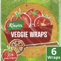 Een afbeelding van Knorr Veggie wraps 35% groente