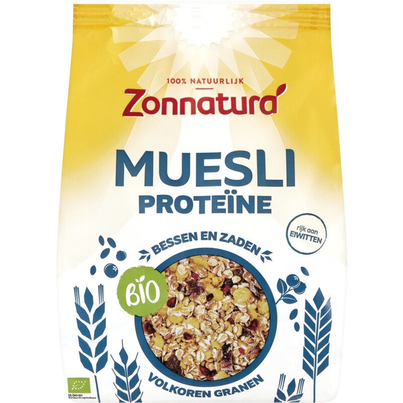 Een afbeelding van Zonnatura Muesli proteine