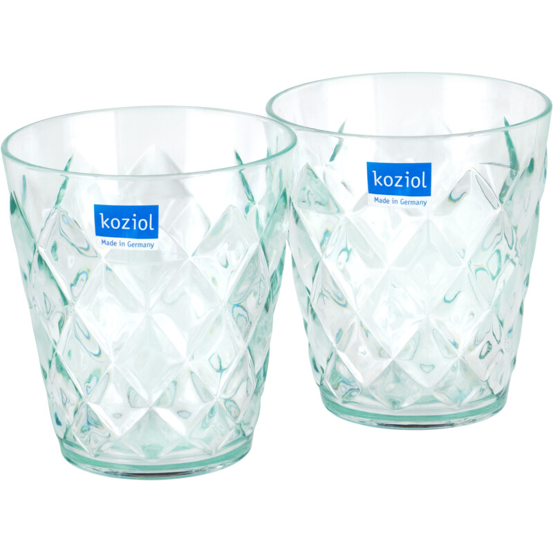 Een afbeelding van Koziol Glas 250ml jade