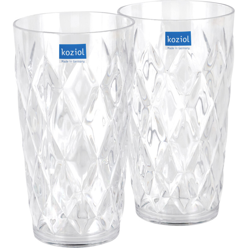 Een afbeelding van Koziol Glas 450ml transparant