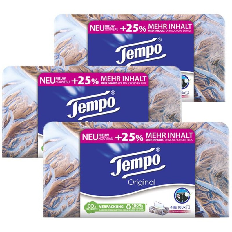Een afbeelding van Tempo Original tissues voordeelpakket