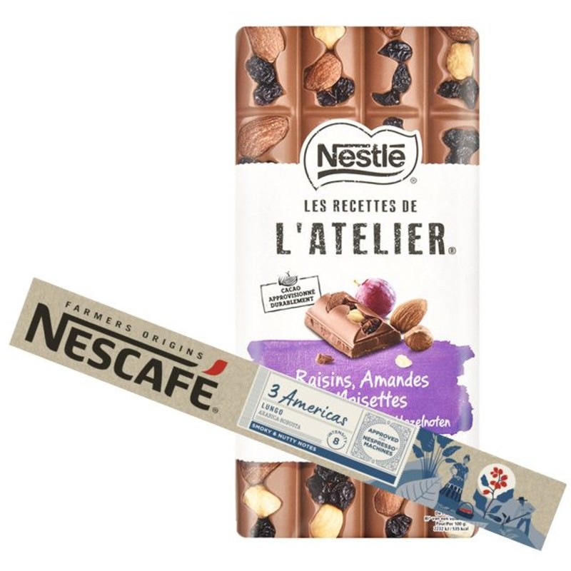 Een afbeelding van Nescafé Farmers origins en L'atelier Pakket