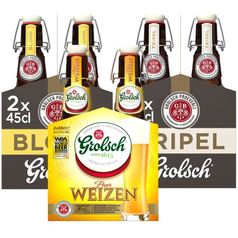 Een afbeelding van Grolsch beugel speciaalbieren proeverij