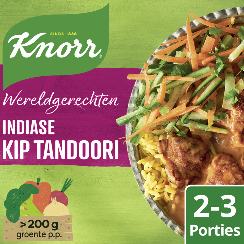 Knorr Wereldgerechten Indiase kip tandoori reserveren