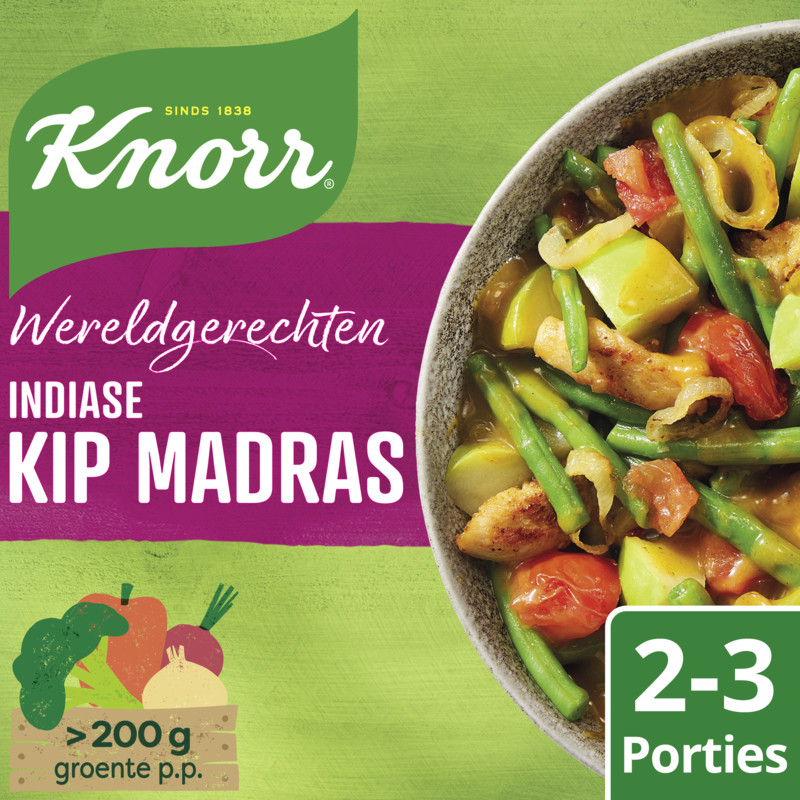 Een afbeelding van Knorr Wereldgerechten Indiase kip madras