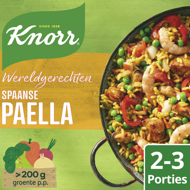 Een afbeelding van Knorr Wereldgerechten Spaanse paella