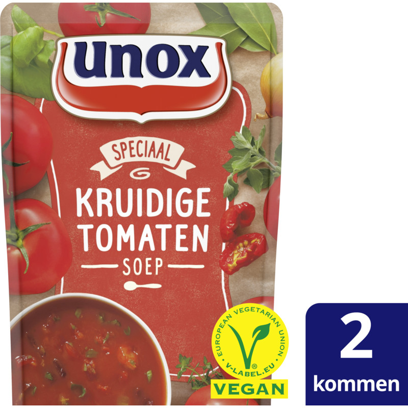 Een afbeelding van Unox Kruidige tomatensoep