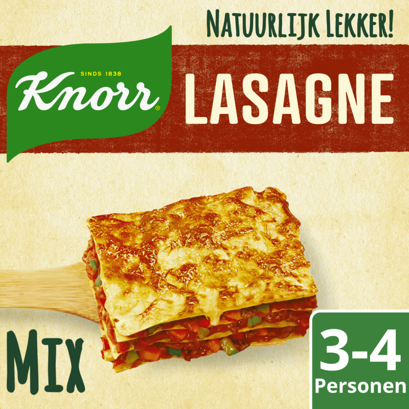 Een afbeelding van Knorr Natuurlijk lekker lasagne mix